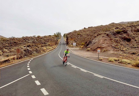 Cycling Teide east volcanic landscape Tenerife.jpg