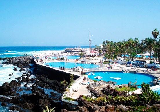 Costa Martianez waterpark in Puerto de la Cruz