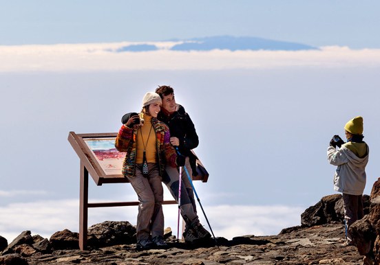 view from Mt Teide