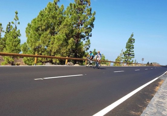 Teide guided bike tour west approach.jpg