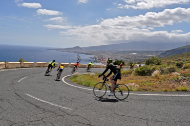 mountain bike tour along Tenerife coast