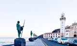 visit the statues of Guanches by the shore
