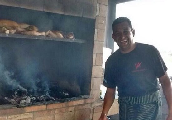BBQ lunch at Viñedos Angola