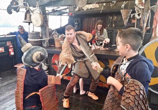 Sword game for young children on viking boat.jpg