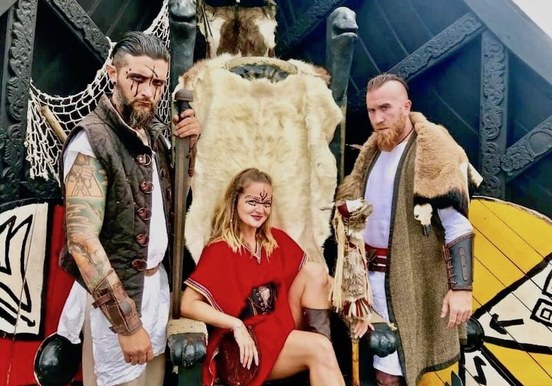 Viking characters on board to keep everyone entertained.jpg