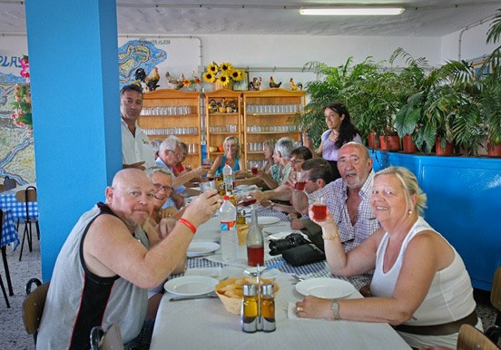Lunch at a restaurant in Anaga hiking tour