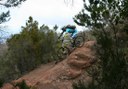 mountain bike adventure through steep slopes in Tenerife
