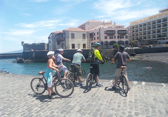 mountain bike tour in Puerto de la Cruz