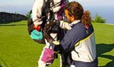 paraglide in Puerto de la Cruz