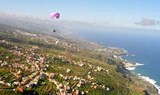 paragliding over Tenerife coast