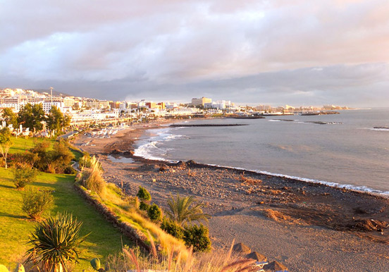 Costa Adeje beach in Tenerife