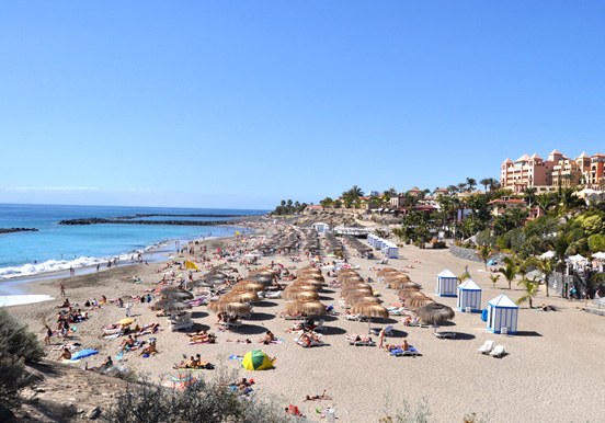 Playa del Duque in South beaches Tenerife