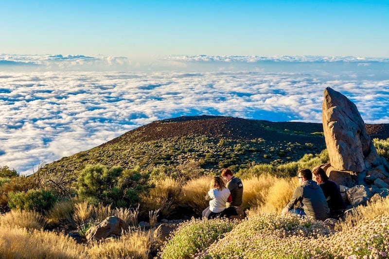 Late afternoon at Teide National Park with clouds below your feet.jpg