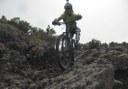 mountain bike tour on rocky terrain in Tenerife