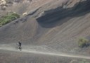 mountian bike tour through black sands in Tenerife