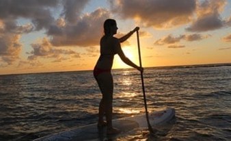 Sunset Stand Up Paddle lesson in Punta del Hidalgo