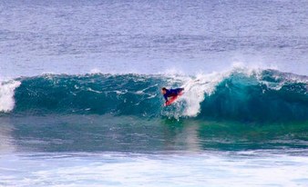 Technical bodyboarding in Punta del Hidalgo
