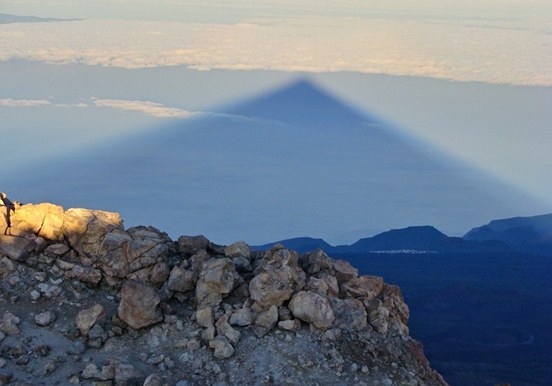 hiking though Teide trail