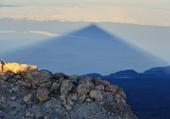 hiking though Teide trail
