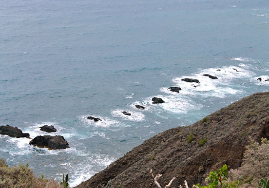 Tenerife coast from Anaga mountains