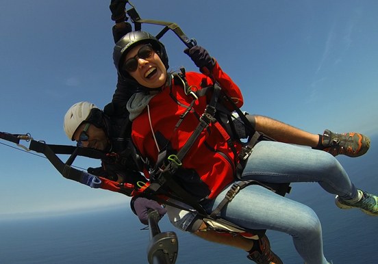 paragliding adventure in Tenerife sky