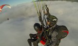 see clouds below your feet via paragliding in Tenerife