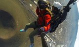 see volcanic landscapes in Tenerife from paragliding view
