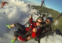 tandem paragliding over Tenerife