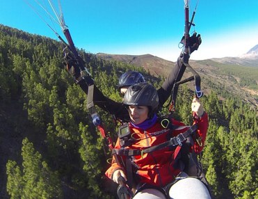 Paragliding tandem in Tenerife: The Acentejo cliffs in Tacoronte