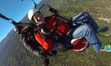 paragliding over Tenerife terrain