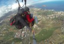 paraglide over Tenerife villages and coast
