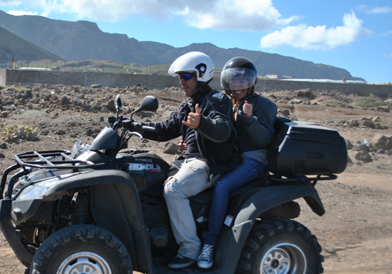 quad adventure to volcanoes of Tenerife