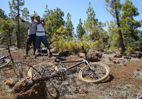 mountain bike tour in Tenerife