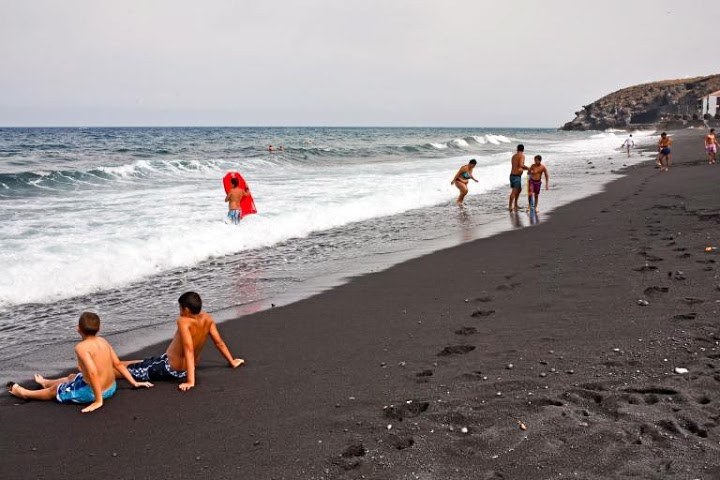 The beach in Candelaria Tenerife