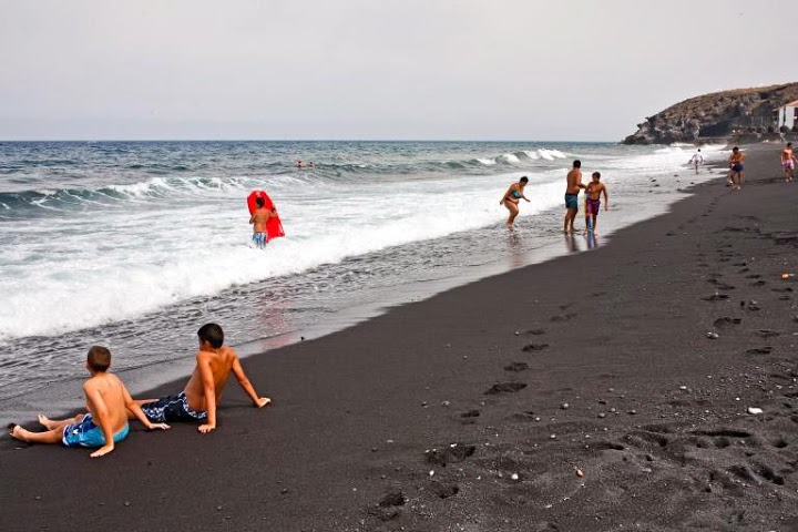 The beach in Candelaria Tenerife