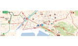 Malaga City tour route map