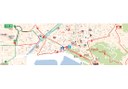 Malaga City tour route map
