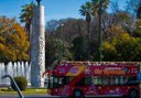 ride the open-top double-decker bus for Seville City tour