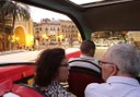 view from the double-decker bus in Seville City tour
