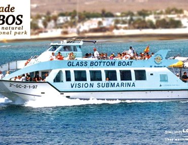 Paquete Minicrucero Isla Lobos (ferry y bote con fondo de cristal)